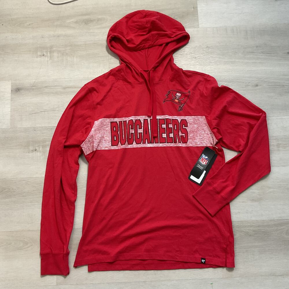 NFL Official 47 Tampa Bay Buccaneers Pullover Hoodie Adult Medium NWT